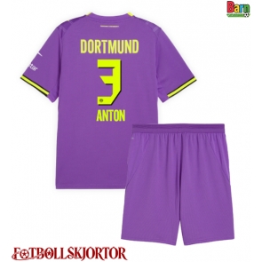 Borussia Dortmund Waldemar Anton #3 Tredje Kläder Barn 2026-27 Kortärmad (+ Korta byxor)
